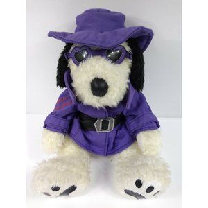 Secret Admirer White Dog in Purple Coat ❤  and Hat Stuffed Plush 9" First & Main
